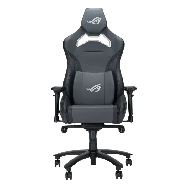 ASUS ROG Chariot X Core Gaming-Stuhl - Aura RGB Beleuchtung, 4D-Armlehnen, Grau