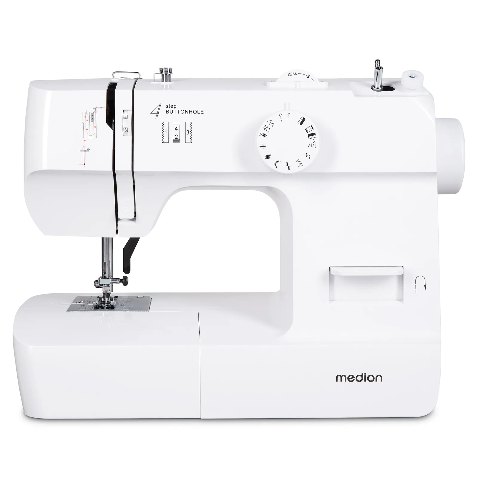 PI_640872528 Medion LIFE® MD11179 Nähmaschine SM70 weiß - Slika 1
