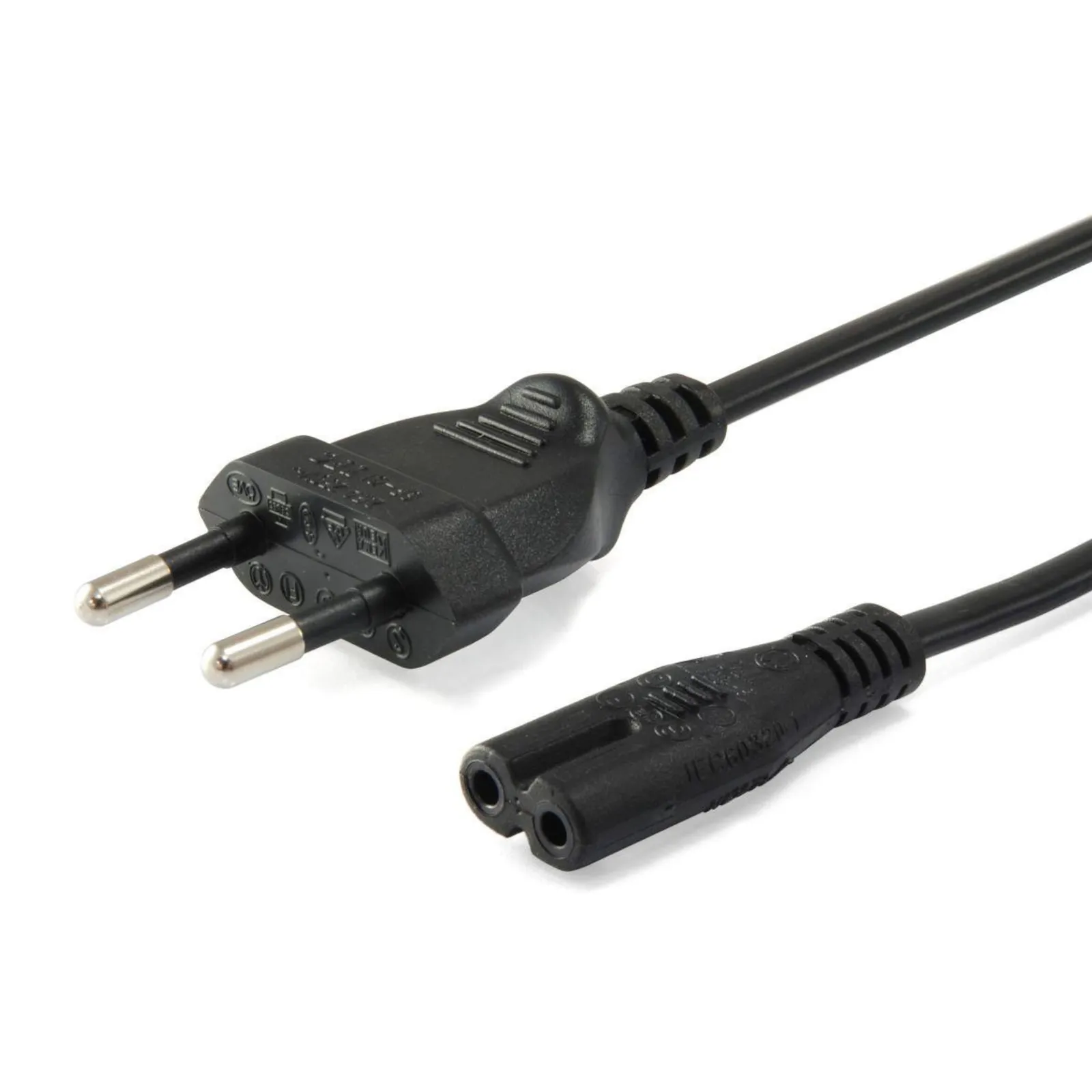PI_642226293 EQUIP 112161 Hochwertiges Netzkabel, C7 auf 2pin Euro, 3m - Slika 1