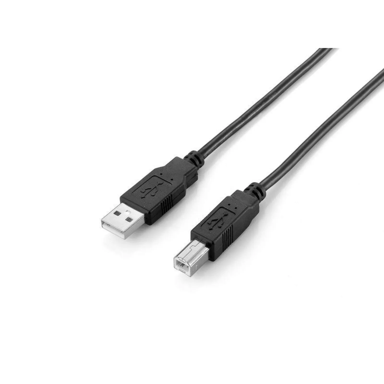 PI_642350091 EQUIP 128860 USB 2.0 A auf B Kabel, 1.8m M/M Schwarz - Slika 1