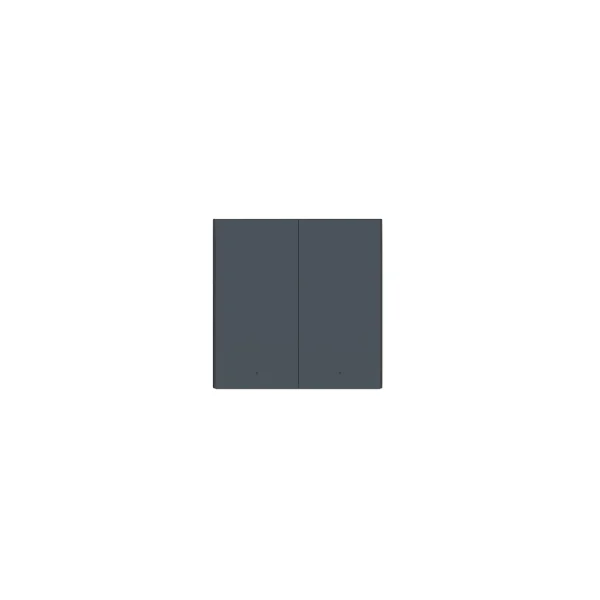 Aqara Smart Wall Switch H1 (With Neutral, Double Rocker) grau (HomeKit)