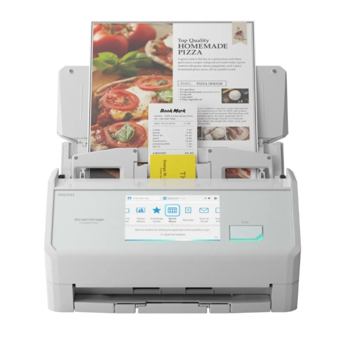 Ricoh ScanSnap iX2500 Dokumentenscanner Duplex ADF USB WLAN Weiß - Slika 3