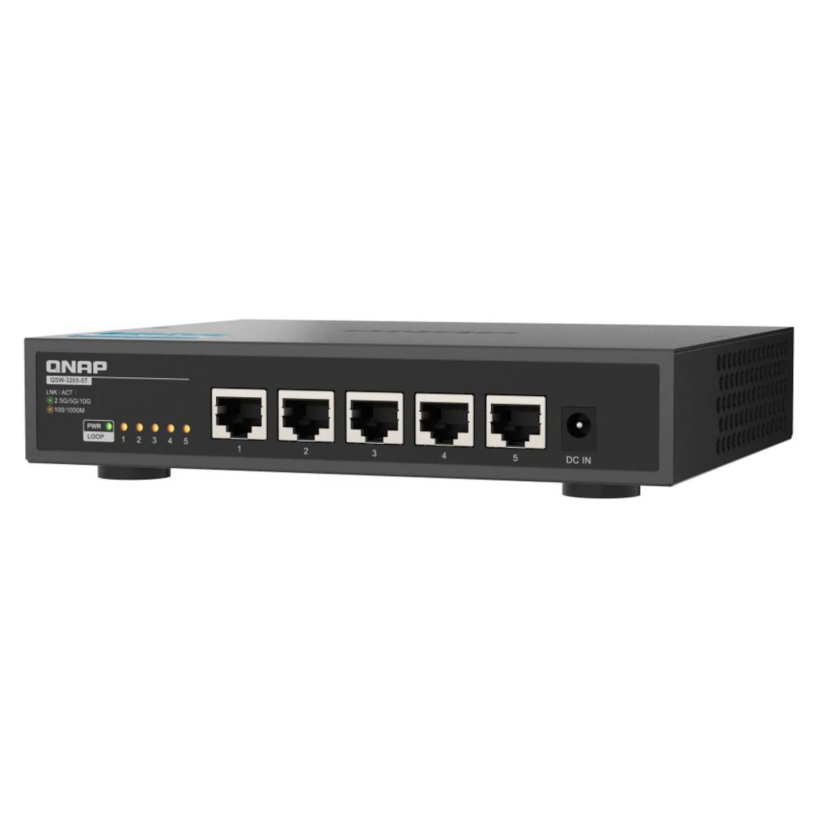 PI_658481484 QNAP QSW-3205-5T 5 Port 10GbE RJ45 unmanaged Switch - Slika 1