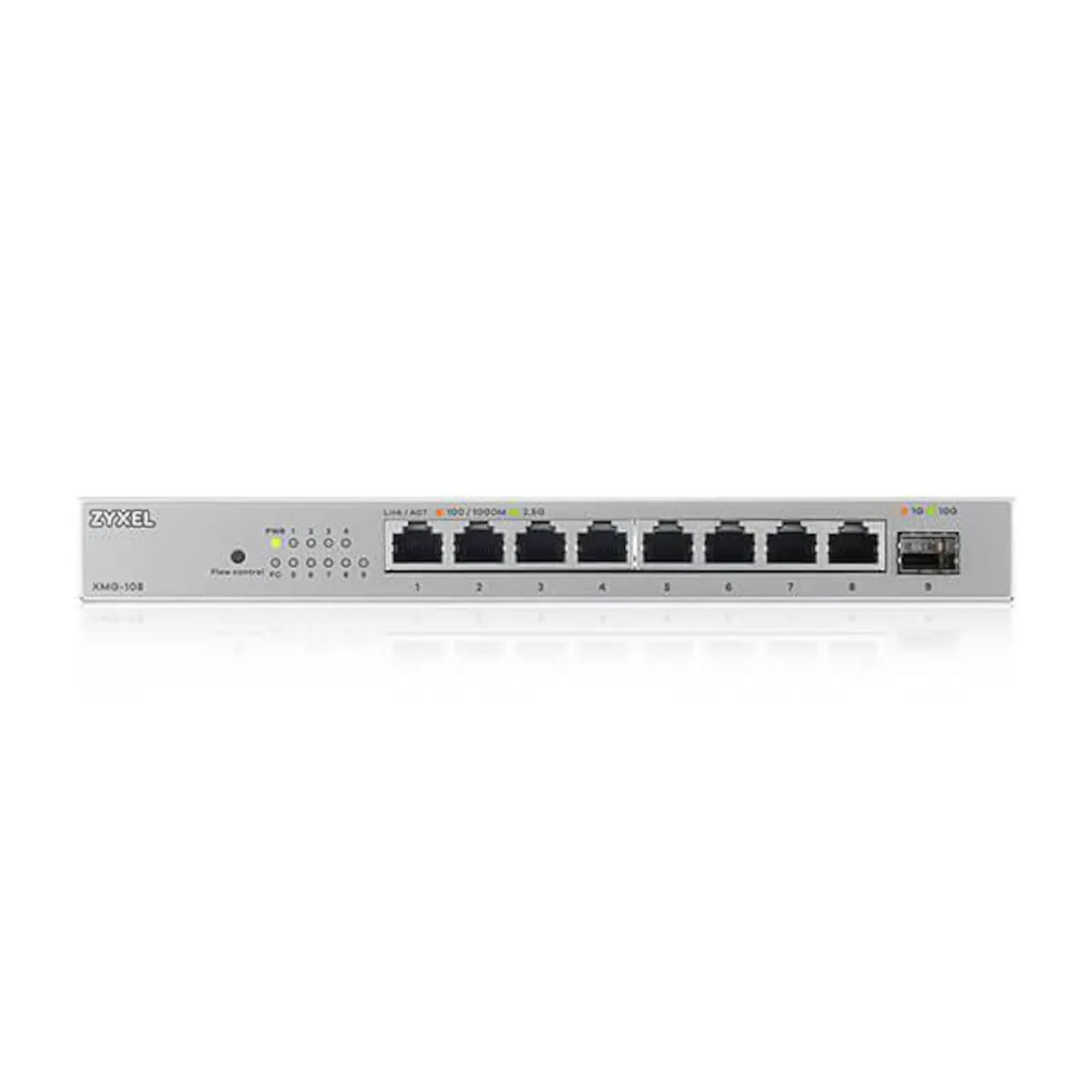 PI_659662107 Zyxel XMG-108 8 Ports 10/2,5G MultiGig Switch unmanaged - Slika 1