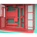 THERMALTAKE View 600 TG Full Tower ATX Gehäuse Sichtfenster mint strawberry - Slika 2