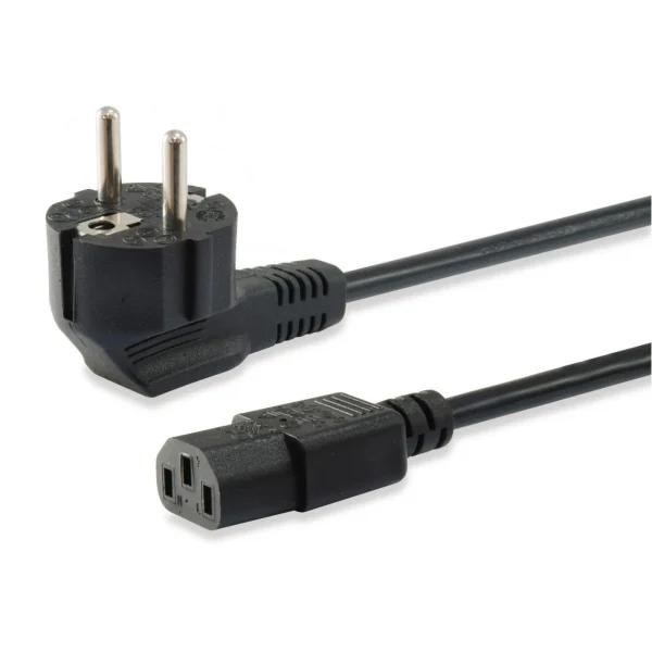 EQUIP 112121 Hochwertiges Netzkabel, C13 auf Schuko, 3m