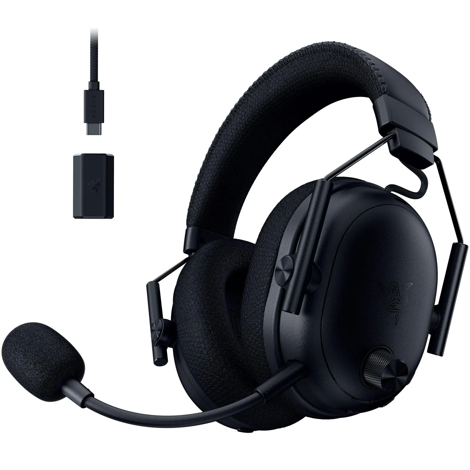 PI_662144174 RAZER Blackshark V3 Pro Schwarz Wireless ANC Esport Headset | PC-Series, Hybrid ANC, 2.4Ghz, Bluetooth, USB-C, 3.5 mm Klinke - Slika 1
