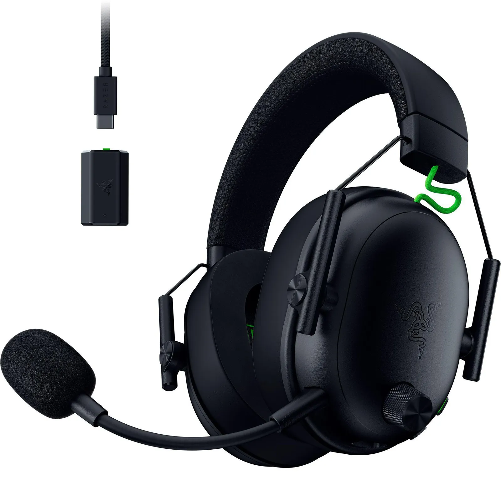 PI_662160131 RAZER Blackshark V3 for Xbox Schwarz Wireless Esport Headset | Xbox-Series, 2.4Ghz, Bluetooth, USB-C - Slika 1