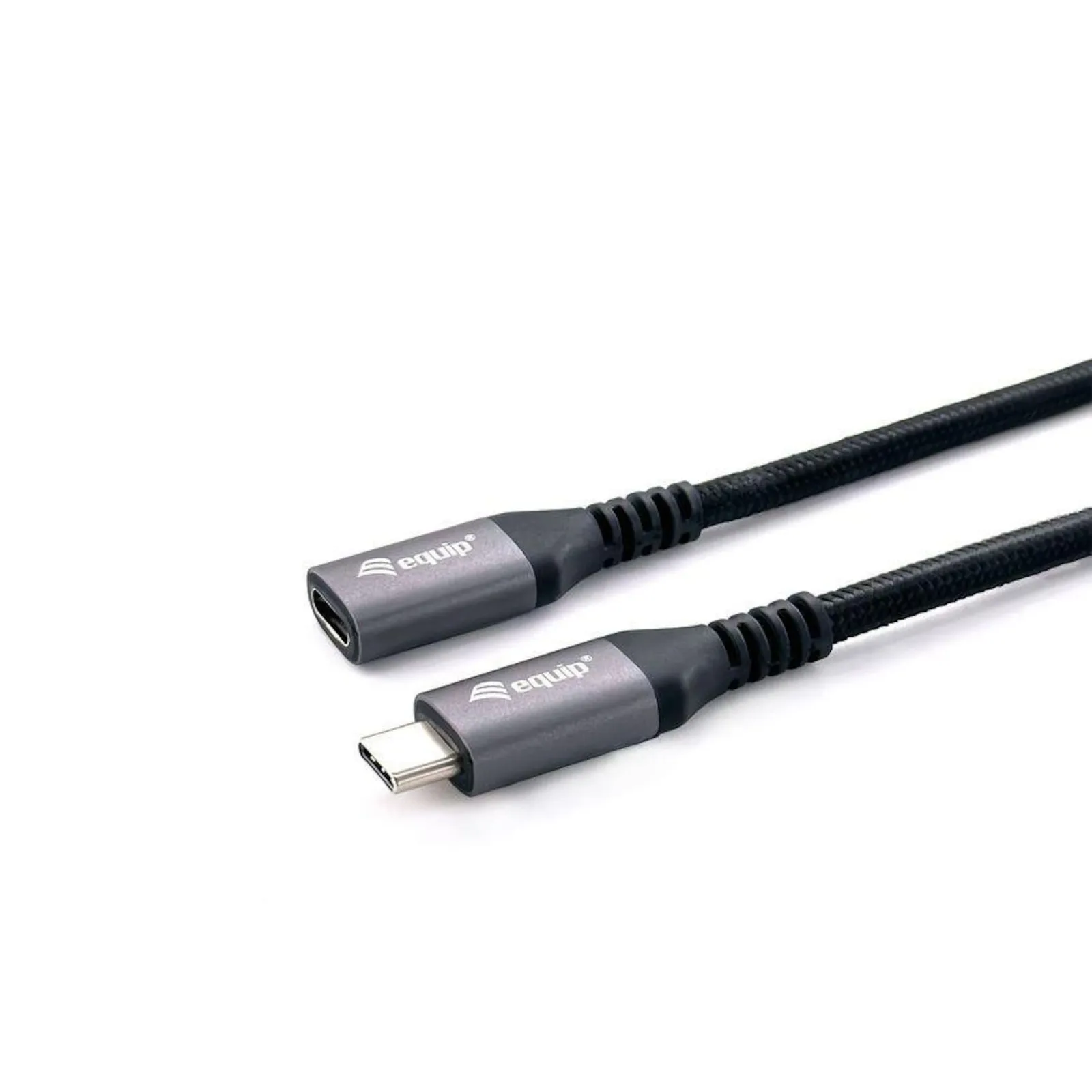 PI_662204612 EQUIP 128371 USB 3.2 Gen 2 C auf C Verlängerung Kabel 1m PD100W 4K/60Hz 10Gbps schwarz - Slika 1