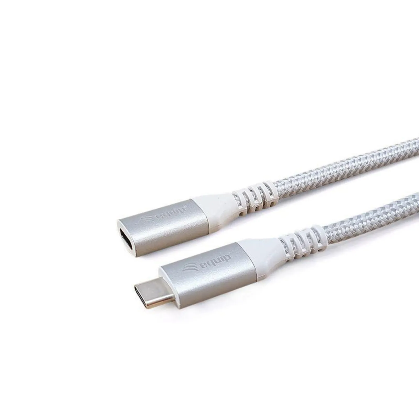 PI_662205841 EQUIP 128376 USB 3.2 Gen 2 C auf C Verlängerung Kabel 1m PD100W 4K/60Hz 10Gbps weiß - Slika 1