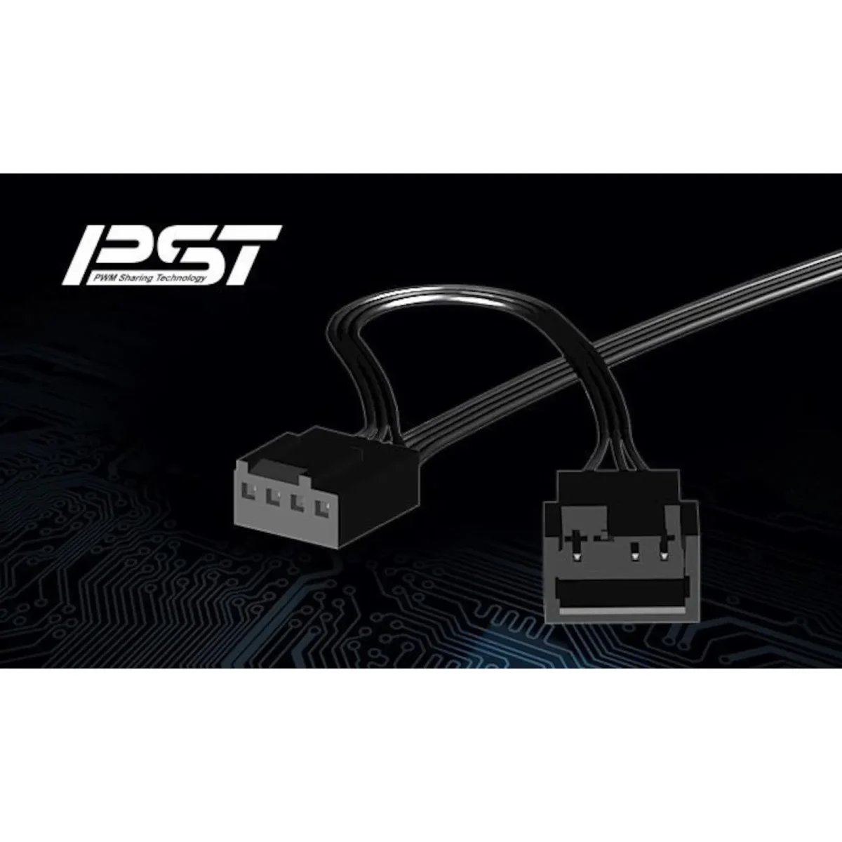 ARCTIC Gehäuselüfter P12 Pro PST PWM 120 mm schwarz  4-pin mit Kabelsplitter - Slika 6