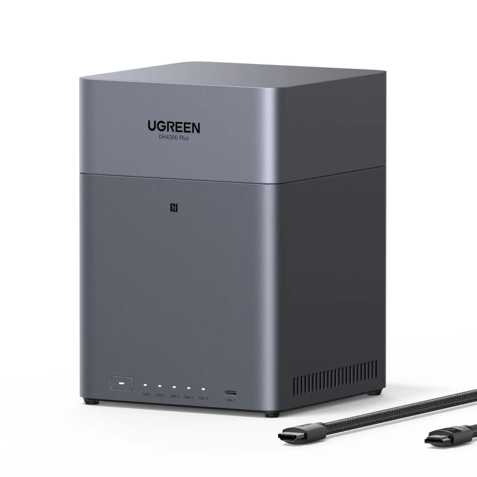 PI_700051629 UGREEN NASync DH4300 Plus NAS System 4-Bay EU Bundle - Slika 1