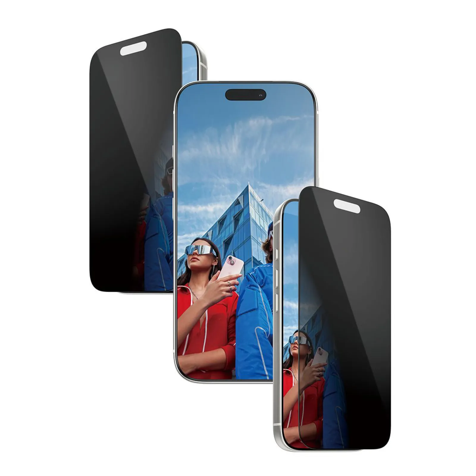 PI_703291073 PanzerGlass® 2-Way Privacy Displayschutz iPhone 17 Pro; Ultra-Wide Fit m. EasyAligner - Slika 1