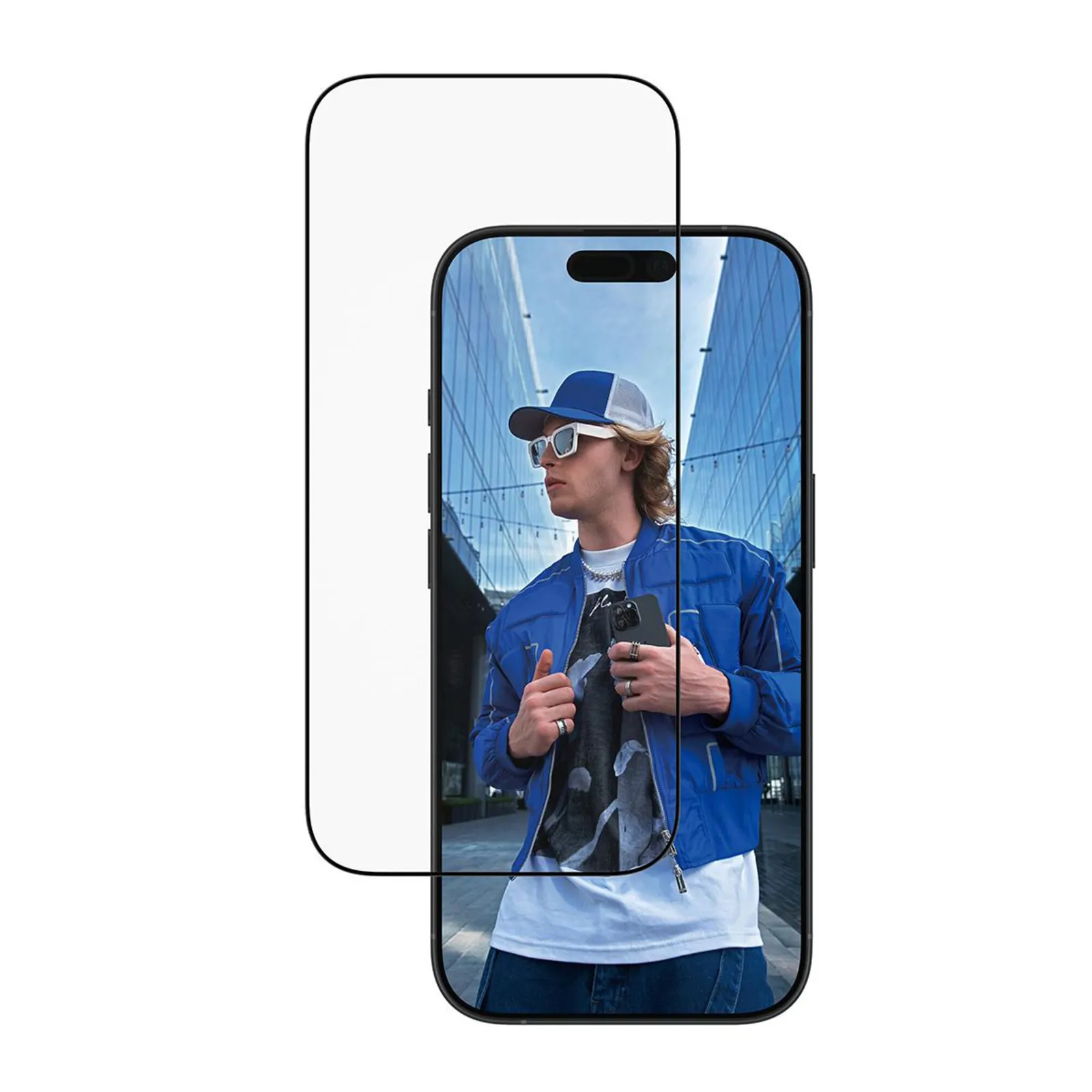 PI_703391563 PanzerGlass® Displayschutz iPhone 17; iPhone 16 Pro; Ultra-Wide Fit m. EasyAligner - Slika 1