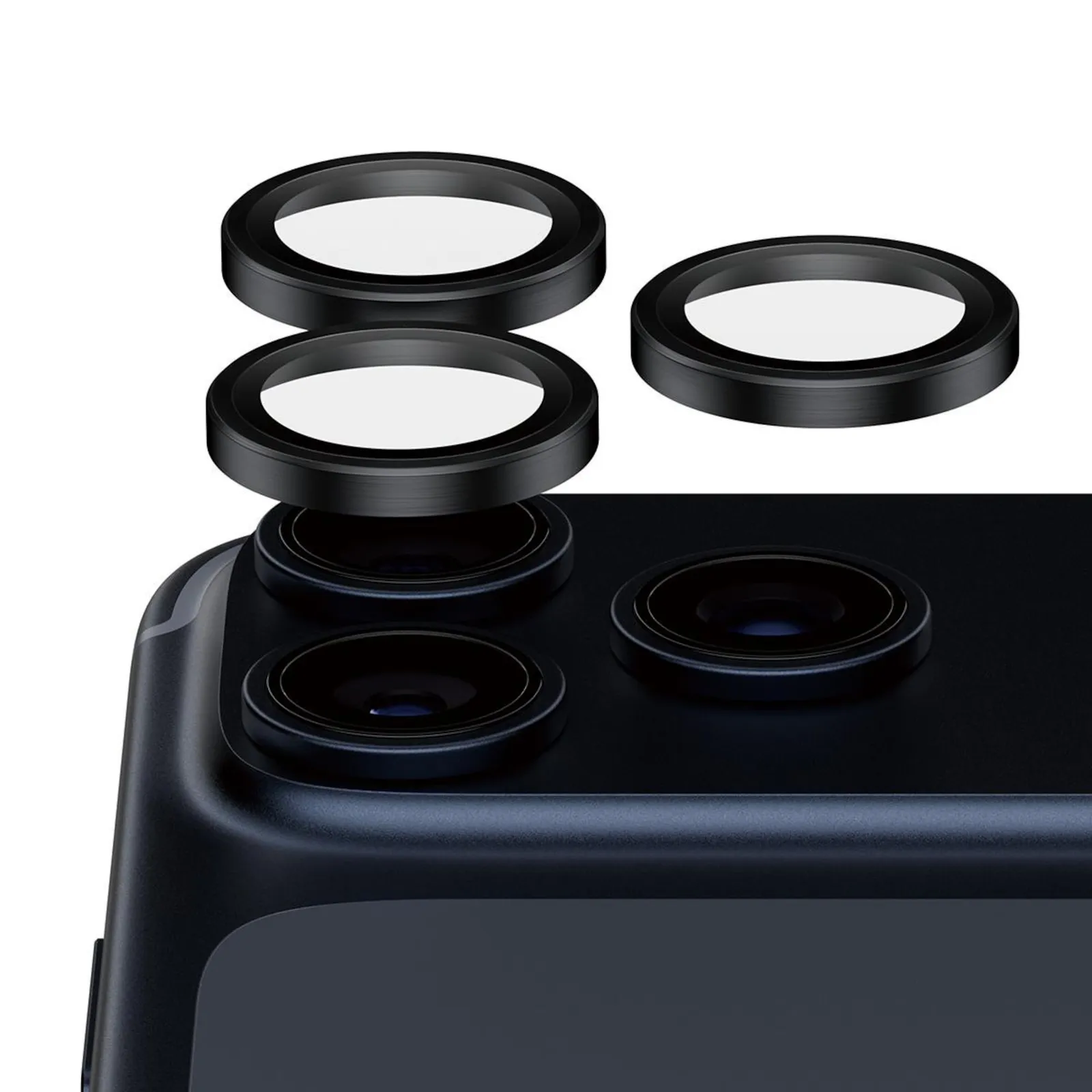 PI_704926470 PanzerGlass® Hoops® Ceramic II Kameraschutz iPhone 17 Pro; 17 Pro Max; 16 Pro; 16 Pro Max - Slika 1