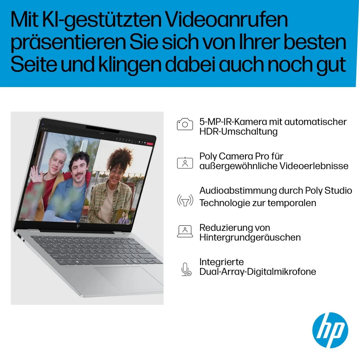 HP OmniBook 7 AI 14" 2k Core Ultra 7 255U 16GB/512GB SSD Win11 Home - 14-fr0475ng Copilot+PC - Slika 5