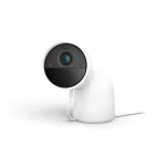 Philips Hue Secure kabelgebundene Kamera mit Standfuß 2K-Videoauflösung weiß - Slika 2