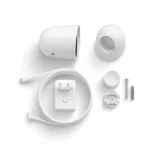 Philips Hue Secure kabelgebundene Kamera mit Standfuß 2K-Videoauflösung weiß - Slika 3