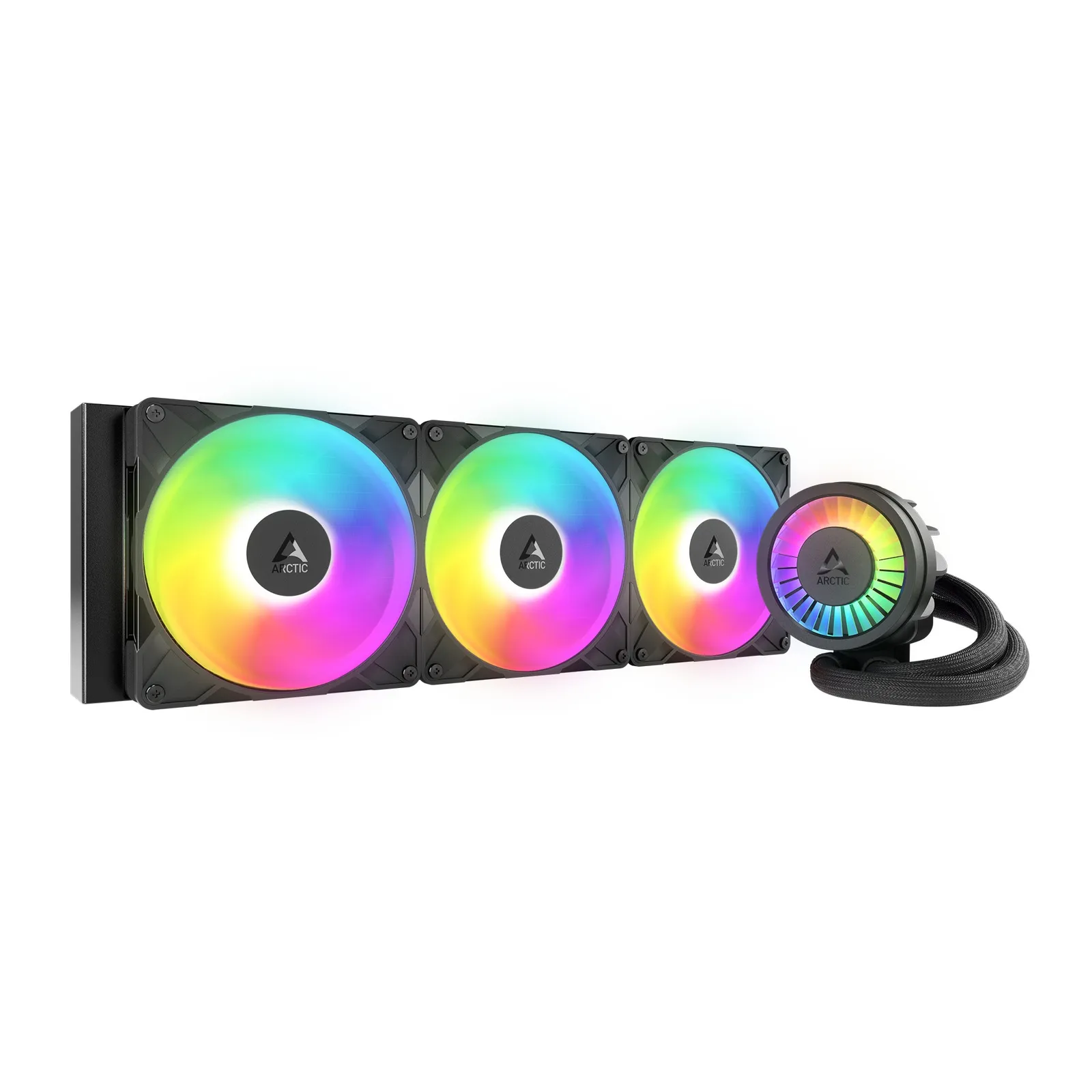 PI_730914459 ARCTIC Liquid Freezer III Pro 420 A-RGB Komplettwasserkühlung für AMD und Intel CPU - Slika 1