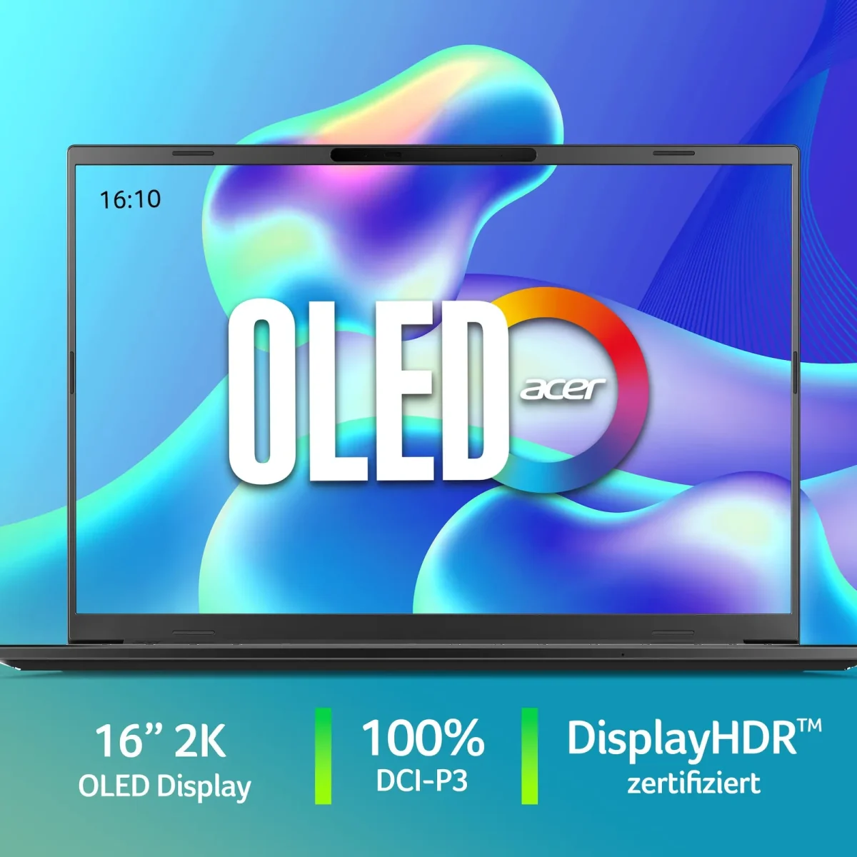 Acer Aspire 16 AI OLED A16-52M-75LW 16" WUXGA+ OLED Core Ultra 7 258V 32GB/1TB Win11 - Slika 3
