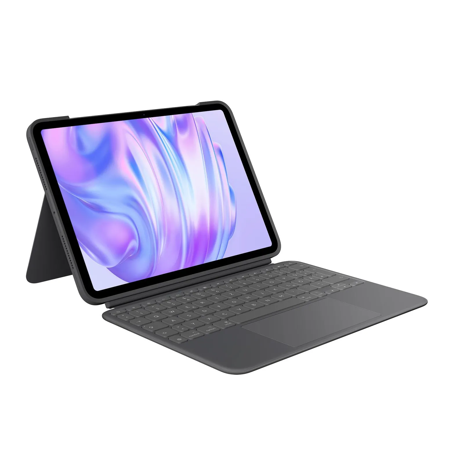 PI_739954181 Logitech Combo Touch Tastatur-Case Grafit für iPad Pro 11" (M4), DE-Layout - Slika 1
