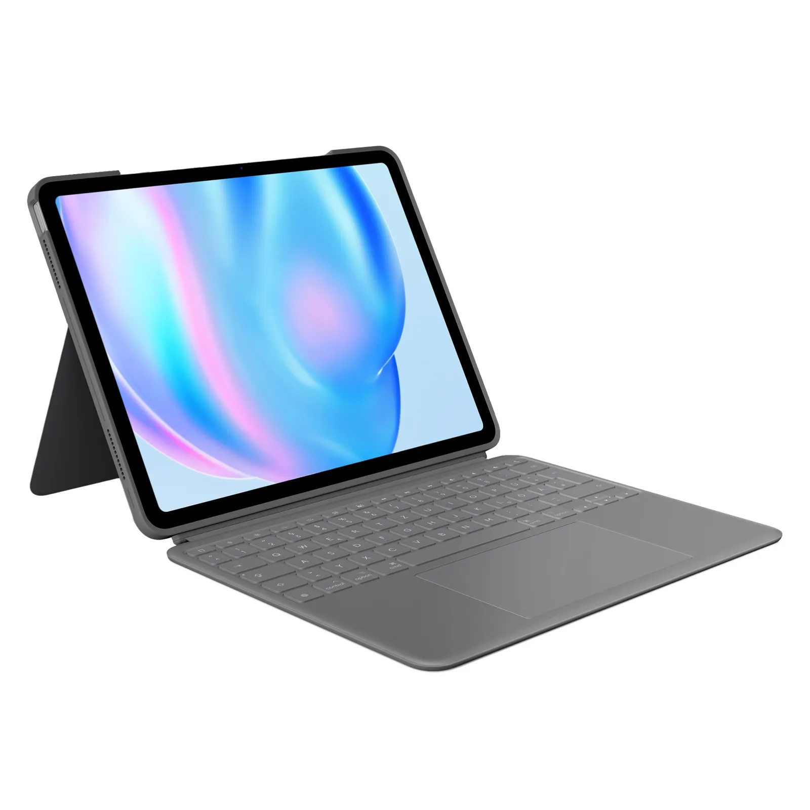 PI_739966617 Logitech Combo Touch Tastatur-Case Grau für iPad Air 13" M2 2024, M3 2025 - Slika 1