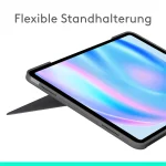 Logitech Combo Touch Tastatur-Case Grau für iPad Air 13" M2 2024, M3 2025 - Slika 2