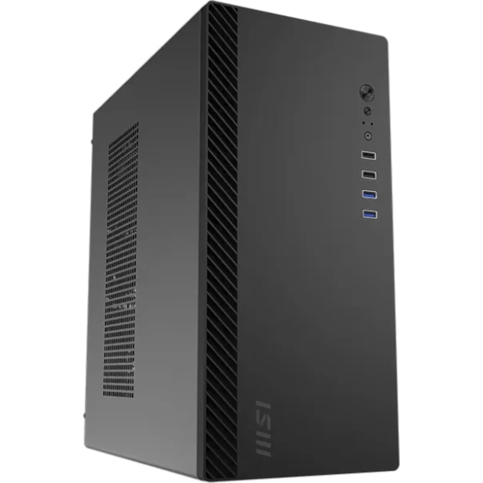 PI_746501759 MSI PRO Shield M100P Black ATX Midi Tower Gehäuse schwarz - Slika 1