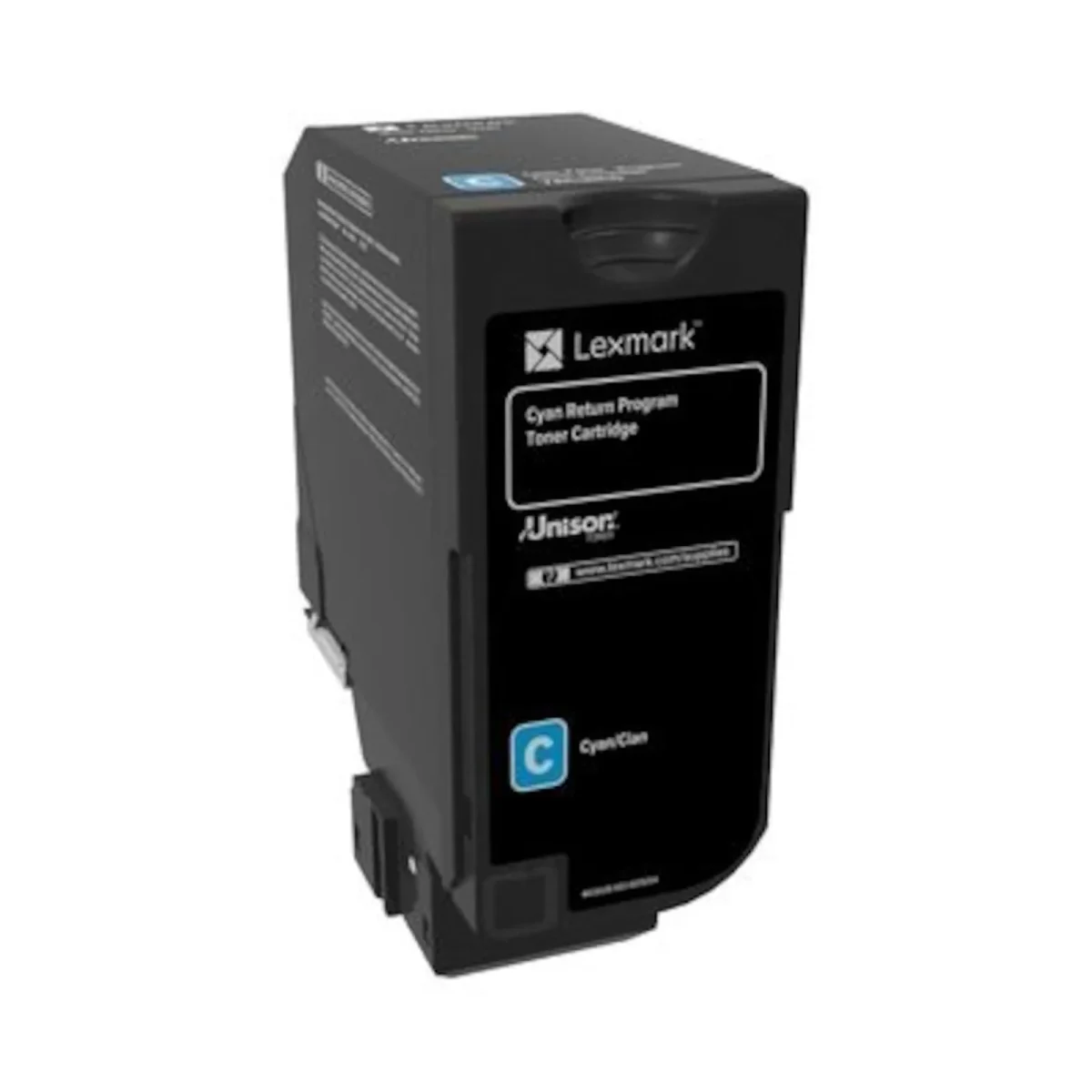 160218152711600801900040L Lexmark 74C20C0 Toner Cyan 3.000 Seiten Return für CX725 CS720 CS725 - Slika 1