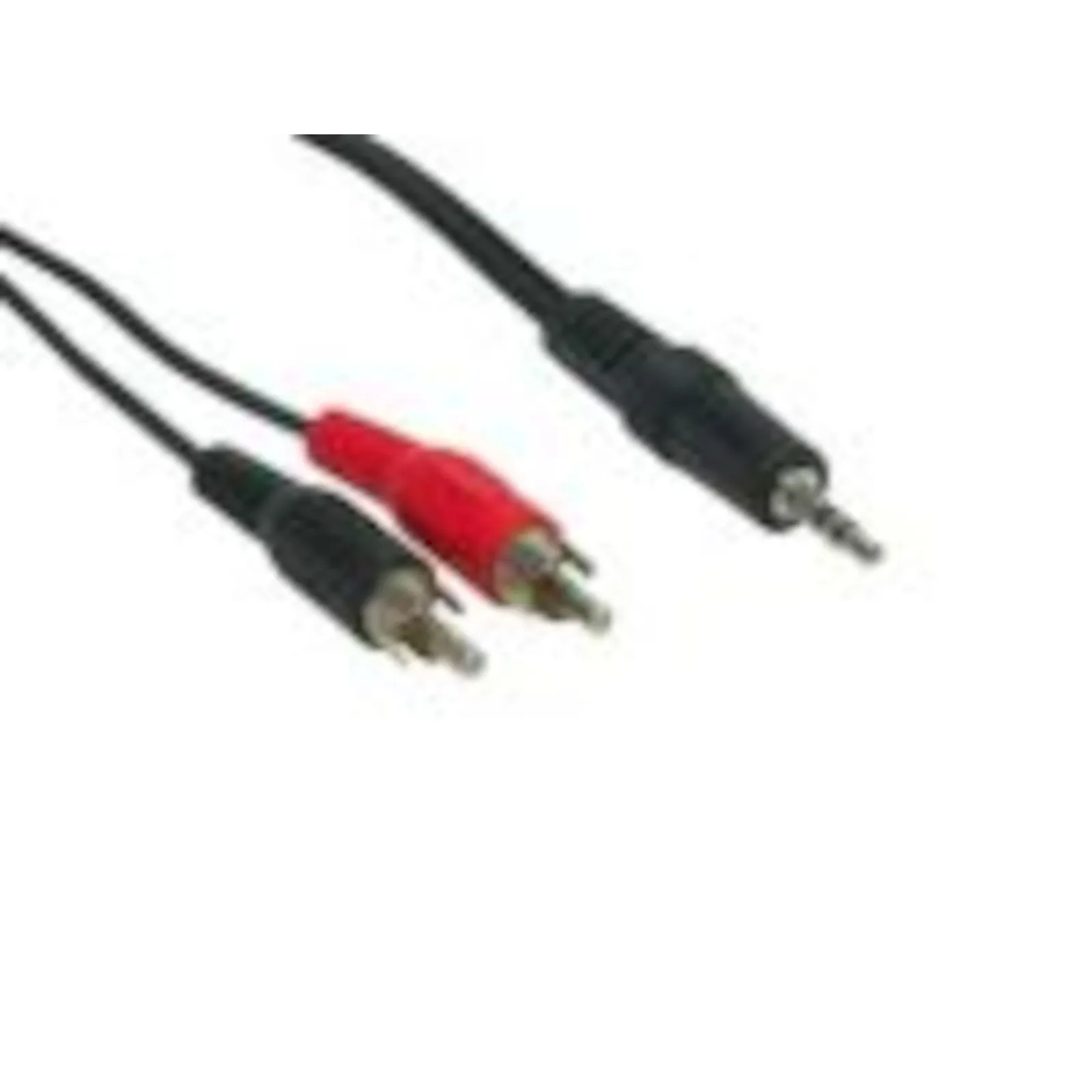 170822134026400601900028U Good Connections Cinch Kabel 1,5m Stecker - Klinke Stecker stereo schwarz - Slika 1