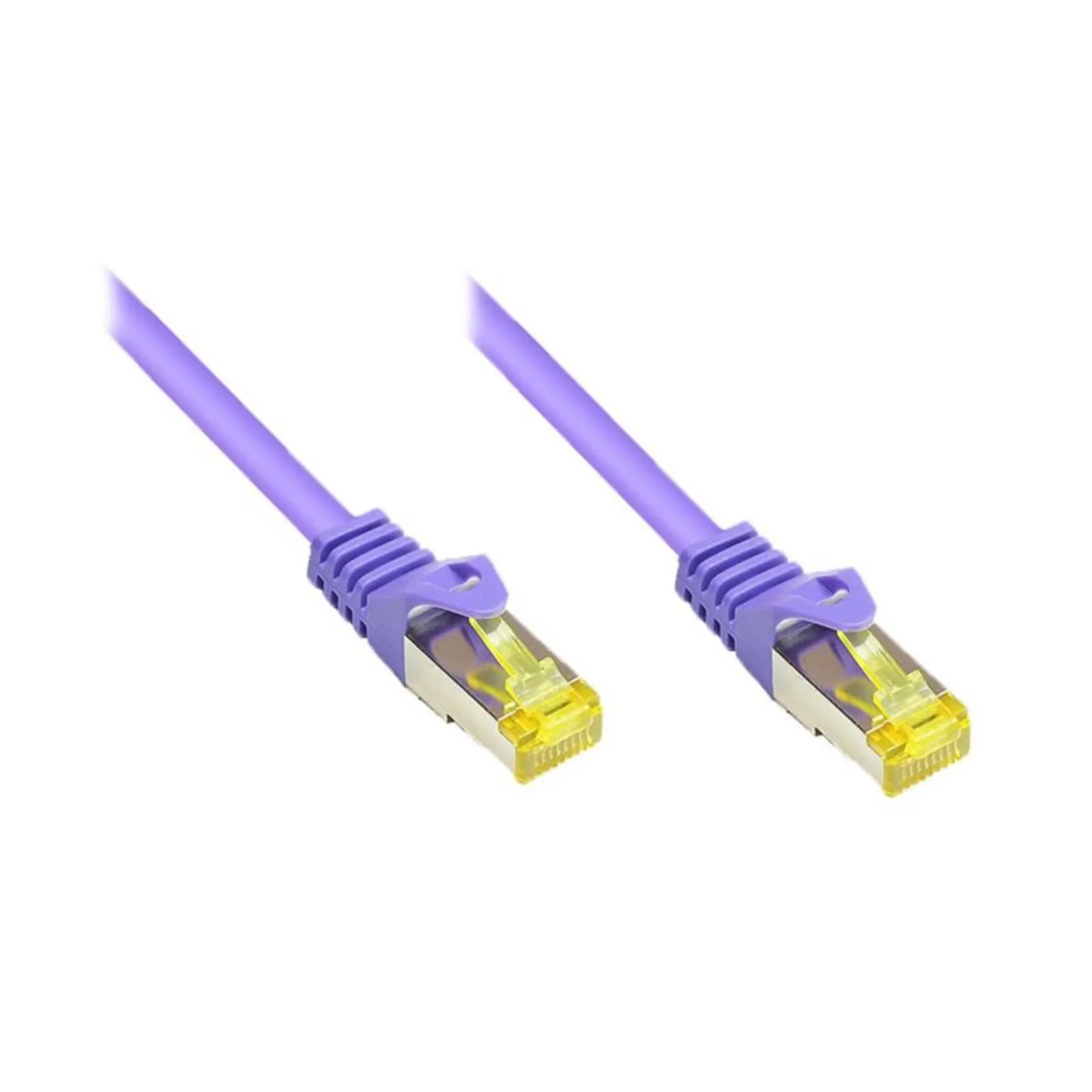 170920102241900501900038J Good Connections 2,0m RNS Patchkabel mit Cat.7 Rohkabel S/FTP PiMF violett - Slika 1