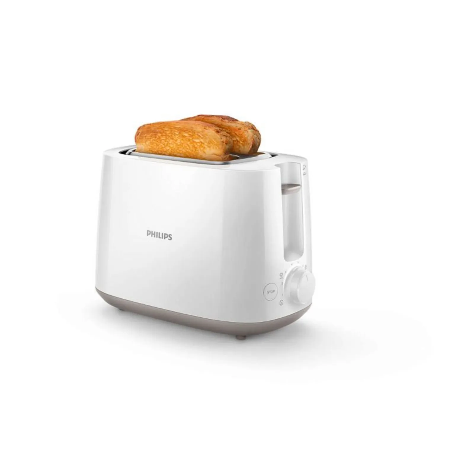 181009110912300701900046N Philips HD2581/00 Daily Collection Toaster weiß Brötchenaufsatz - Slika 1