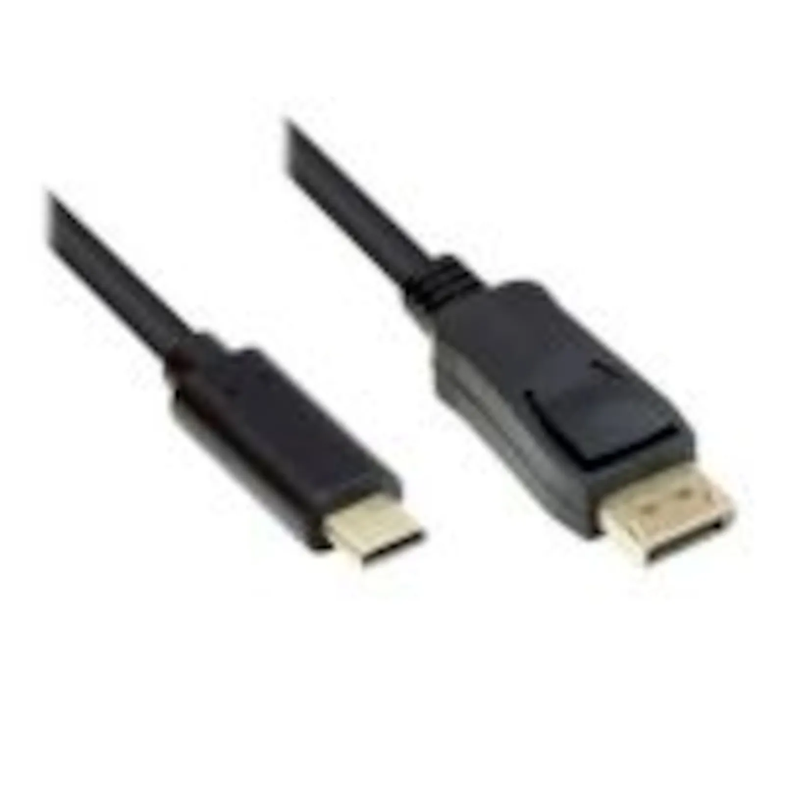 181219134643900701900040Q Good Connections Adapterkabel USB-C zu DisplayPort 1.2 4K2K/ UHD 1m schwarz - Slika 1