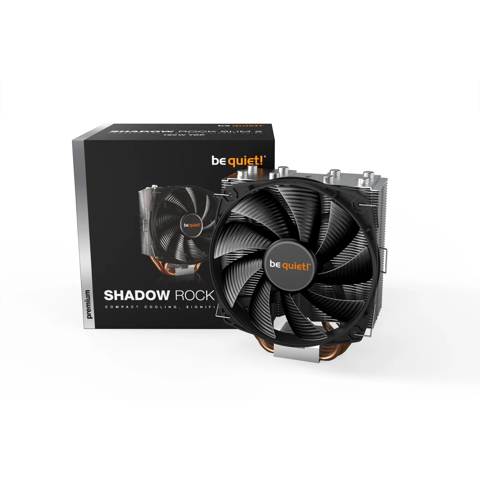 210714113854601201900065U be quiet! Shadow Rock Slim 2 CPU Kühler für Sockel 115X/1200/1366/2011/AM3/AM4 - Slika 1