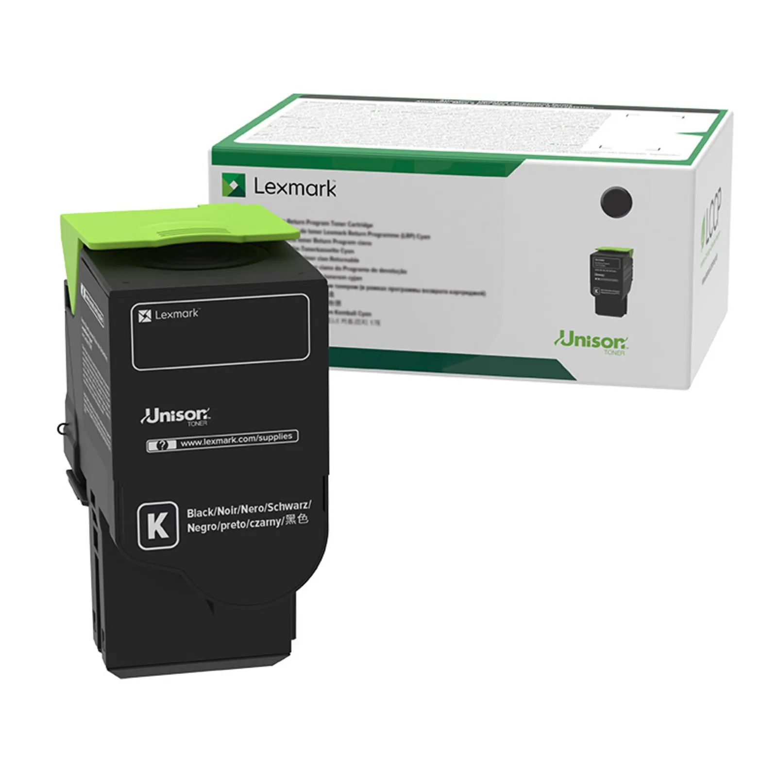 210824104031600301900104V Lexmark 80C2HKE High Yield Corporate Toner Schwarz für ca. 4.000 Seiten - Slika 1