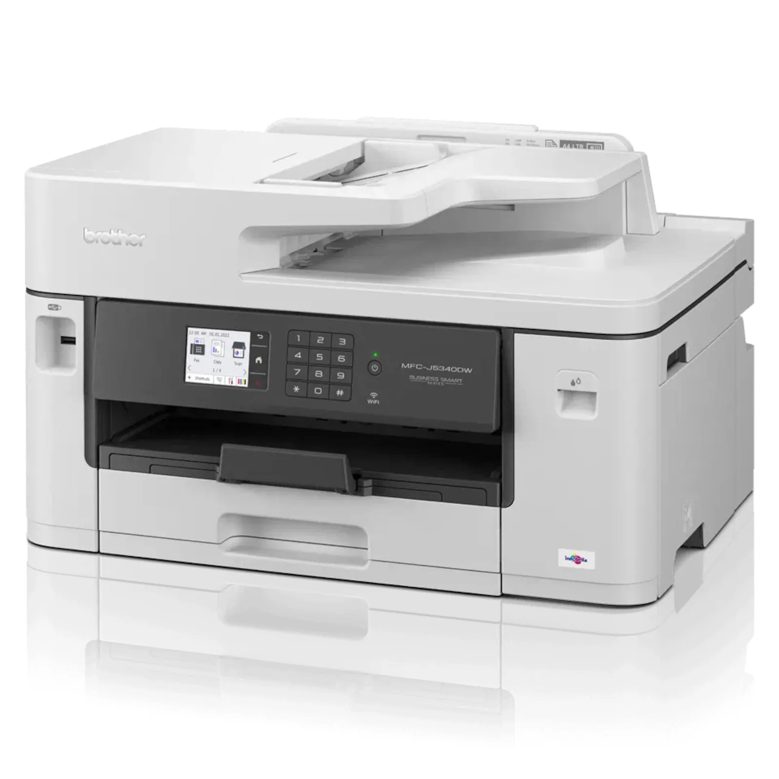 221214144355000301900046X Brother MFC-J5340DWE Drucker Scanner Kopierer Fax LAN WLAN A3 Eco Pro - Slika 1