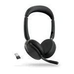 Jabra Evolve2 65 Flex MS Stereo USB Headset schwarz USB-A Wireless-Charging-Pad - Slika 4