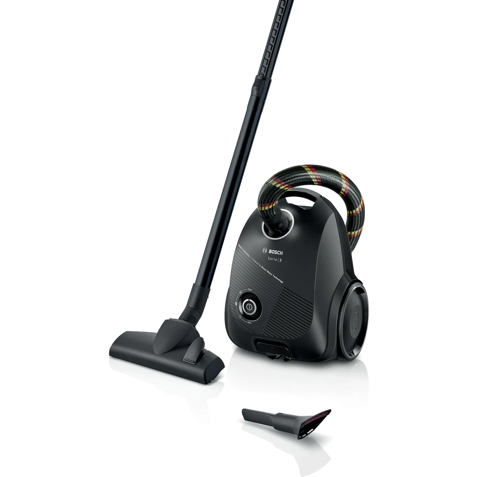 230417102500100501900081A Bosch BGDS2CHAMP Serie 2 Bodenstaubsauger mit Beutel schwarz - Slika 1