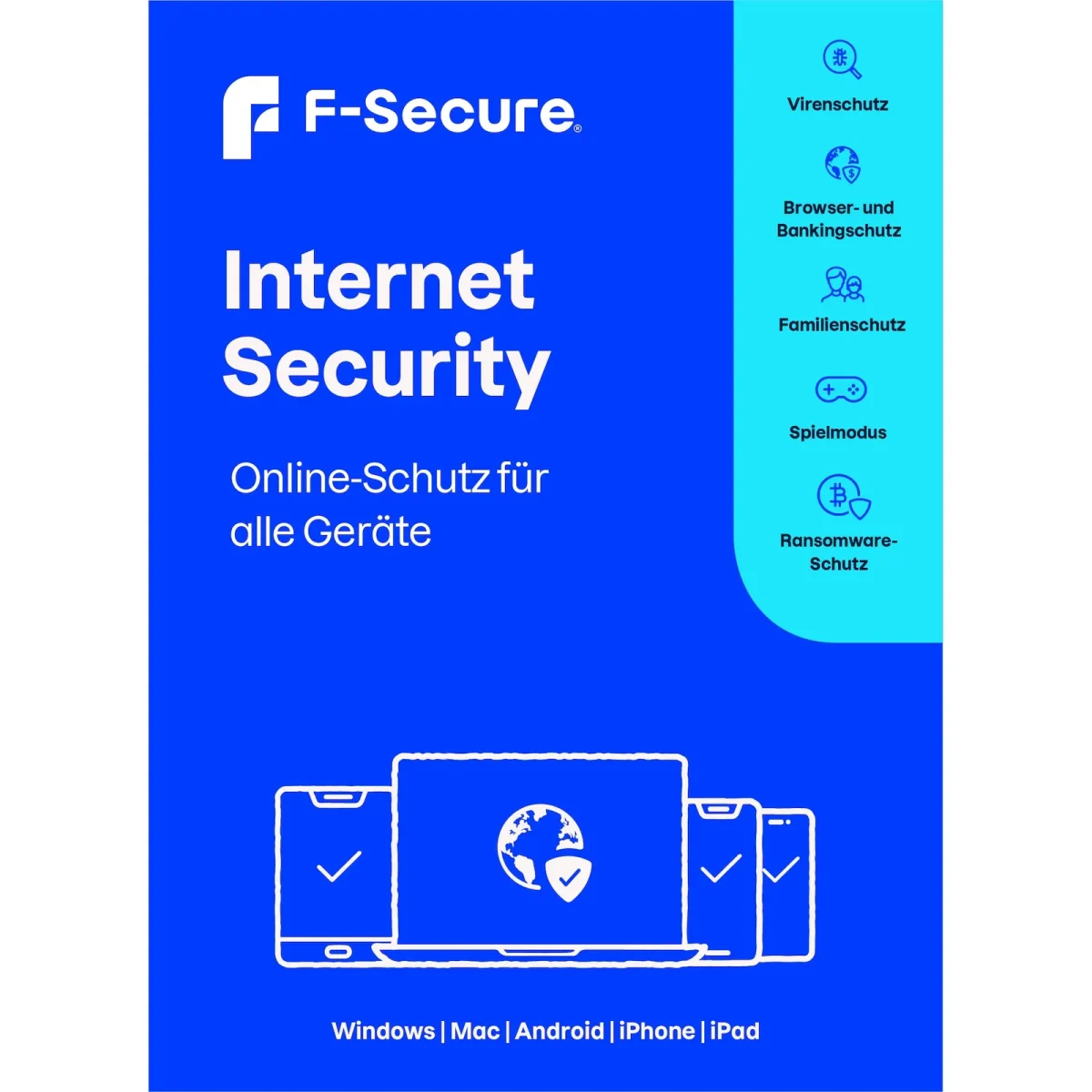 F-Secure Internet Security | 1 Gerät | 1 Jahr | Download & Produktschlüssel - Slika 1