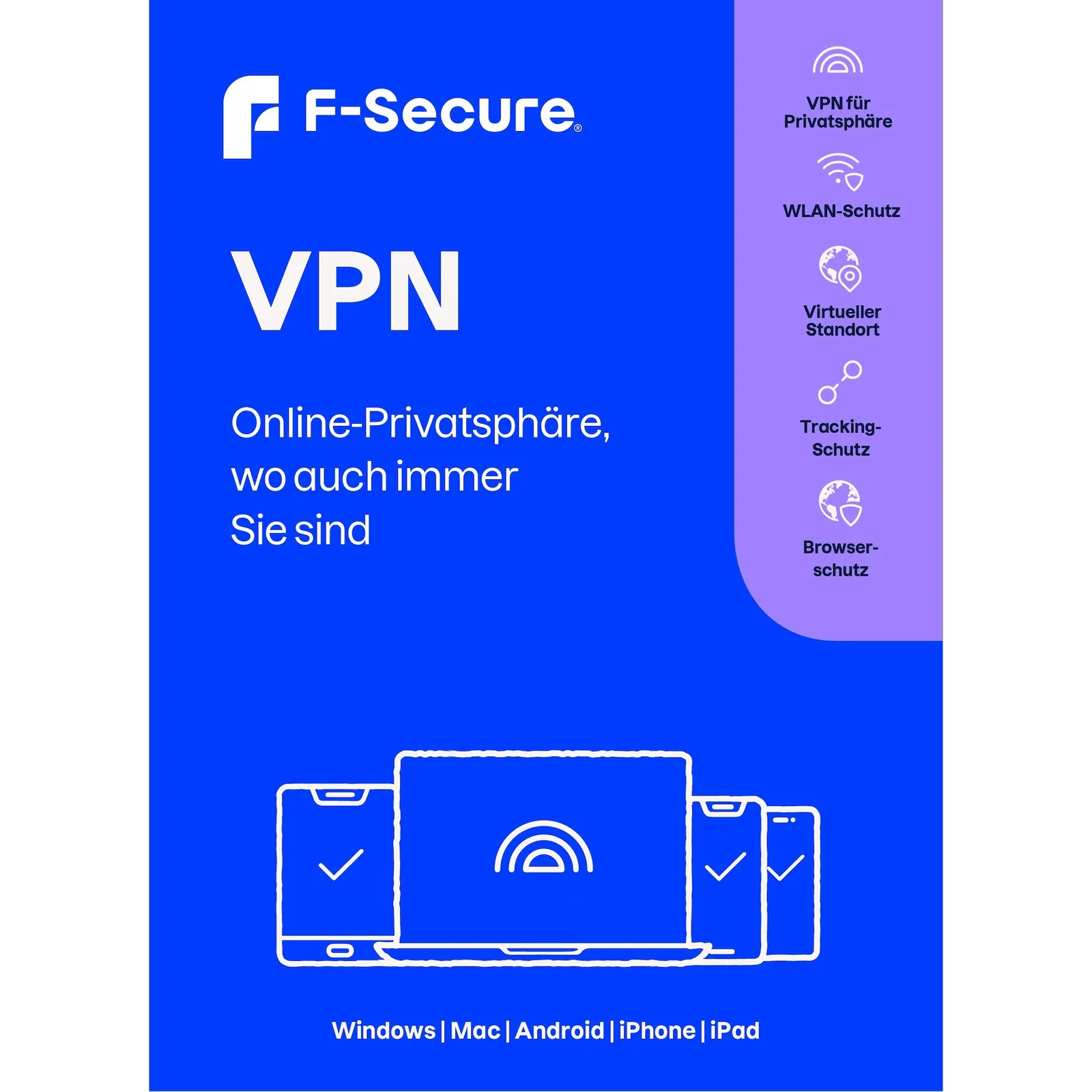 230421121032100501900038B F-Secure VPN | 5 Geräte | 1 Jahr | Download & Produktschlüssel - Slika 1