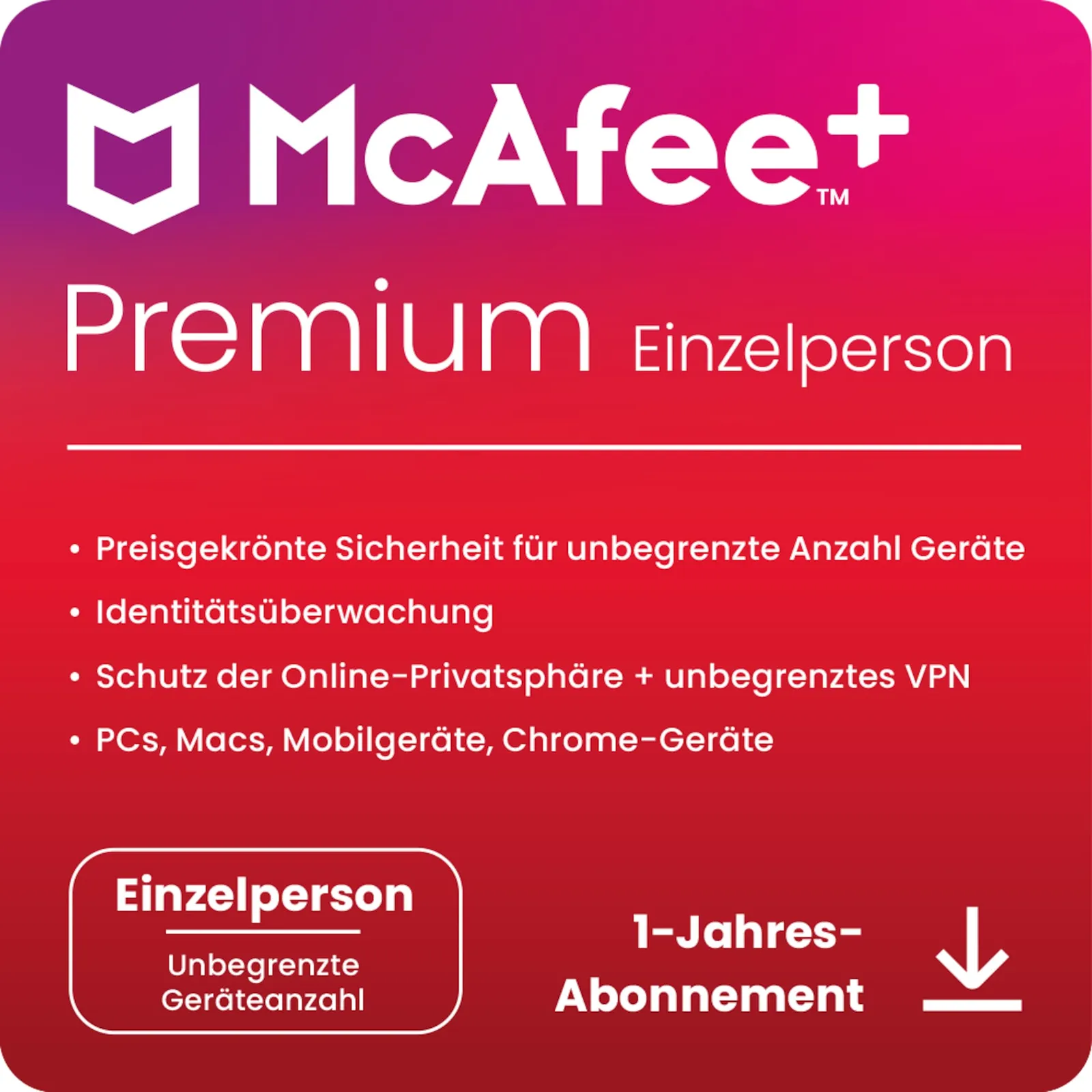 230713154350300501900039O McAfee Plus Premium - Individual | Download & Produktschlüssel - Slika 1