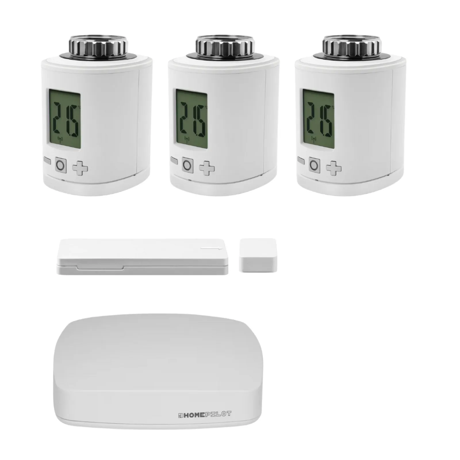 231027170825500501900039G Homepilot Starter Set Smarte Heizung • 3 Thermostate • Tür-/Fensterkontakt - Slika 1
