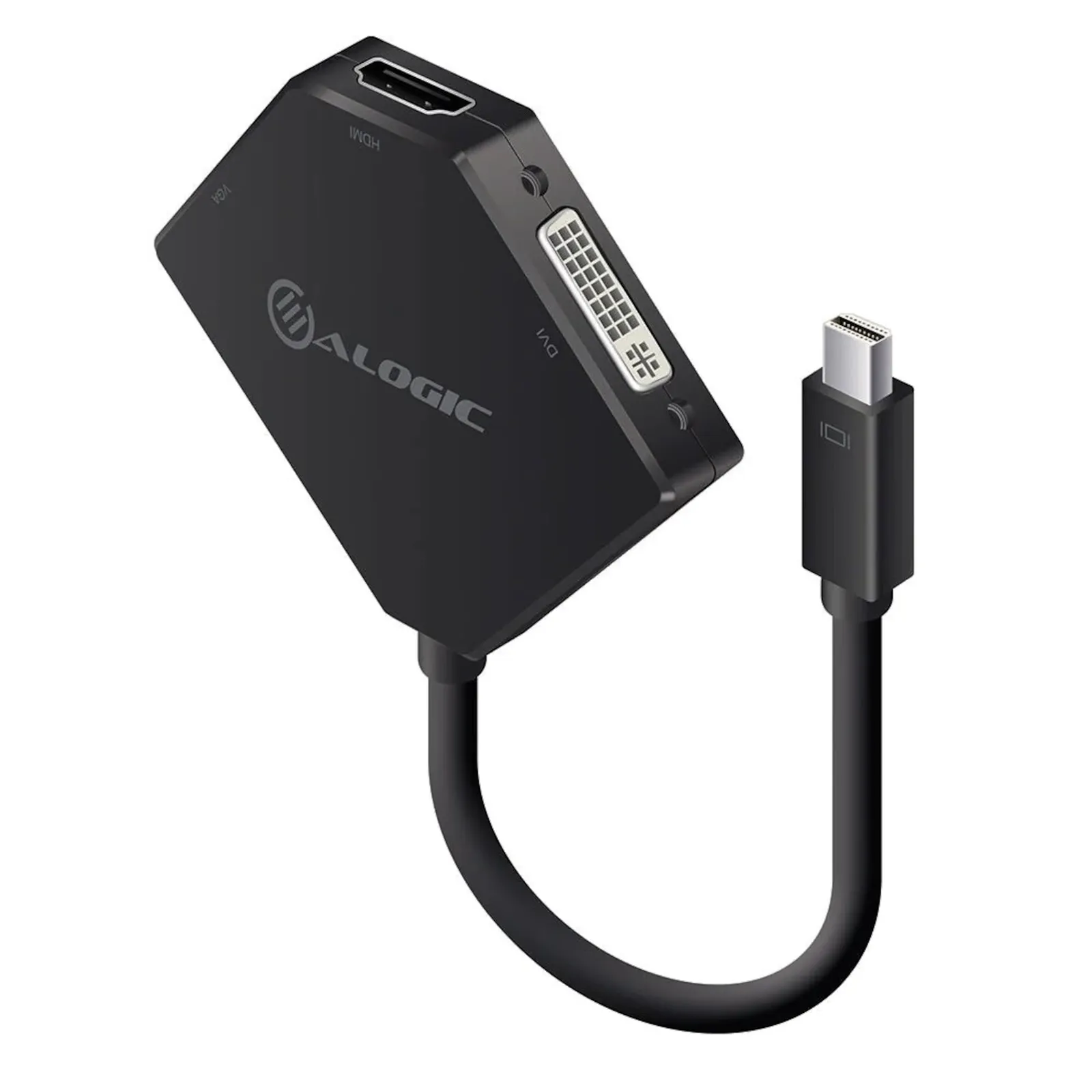 240226110740300501900166X ALOGIC 3-in-1 Mini DisplayPort to HDMI/ DVI/ VGA Adapter - Slika 1