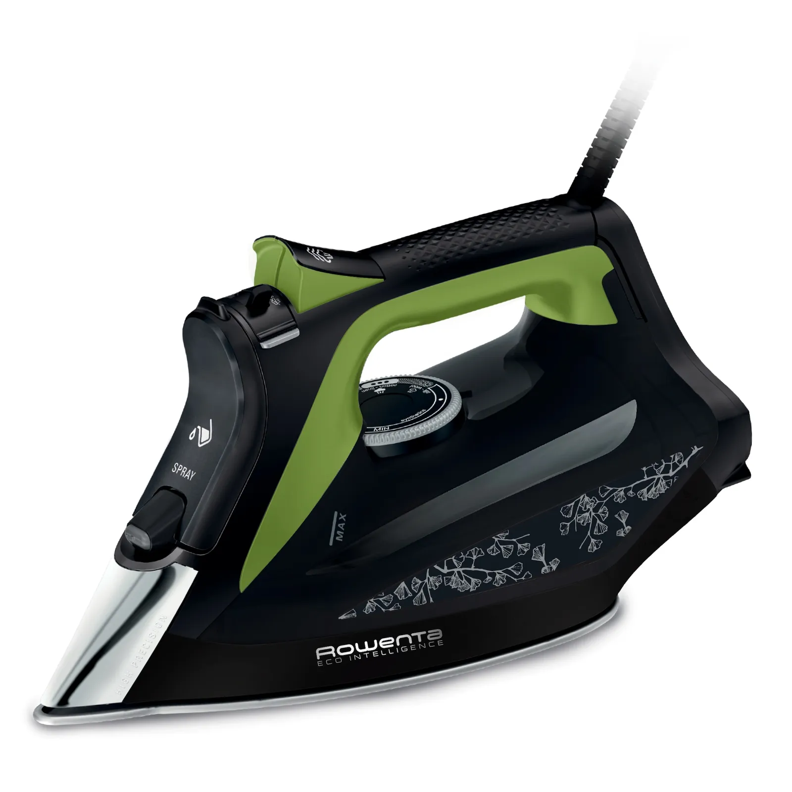 240320132436600501900041M Rowenta DW 6330 Eco Intelligence Dampfbügeleisen schwarz/grün - Slika 1