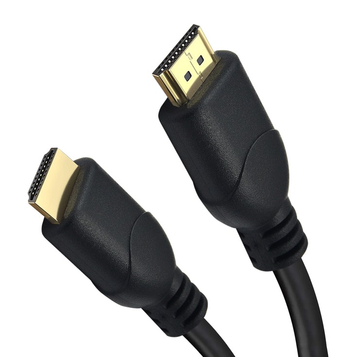 288392 helos Anschlusskabel, HDMI Stecker/Stecker, 4K, 2,0m, schwarz - Slika 1