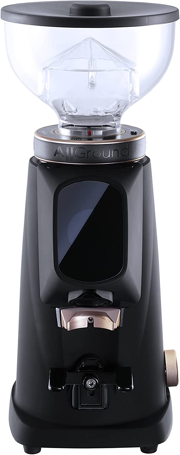 380042 Fiorenzato AllGround Kaffeemühle Vantaschwarz Rosegold, Dark-T Titan Mahlwerk - Slika 1