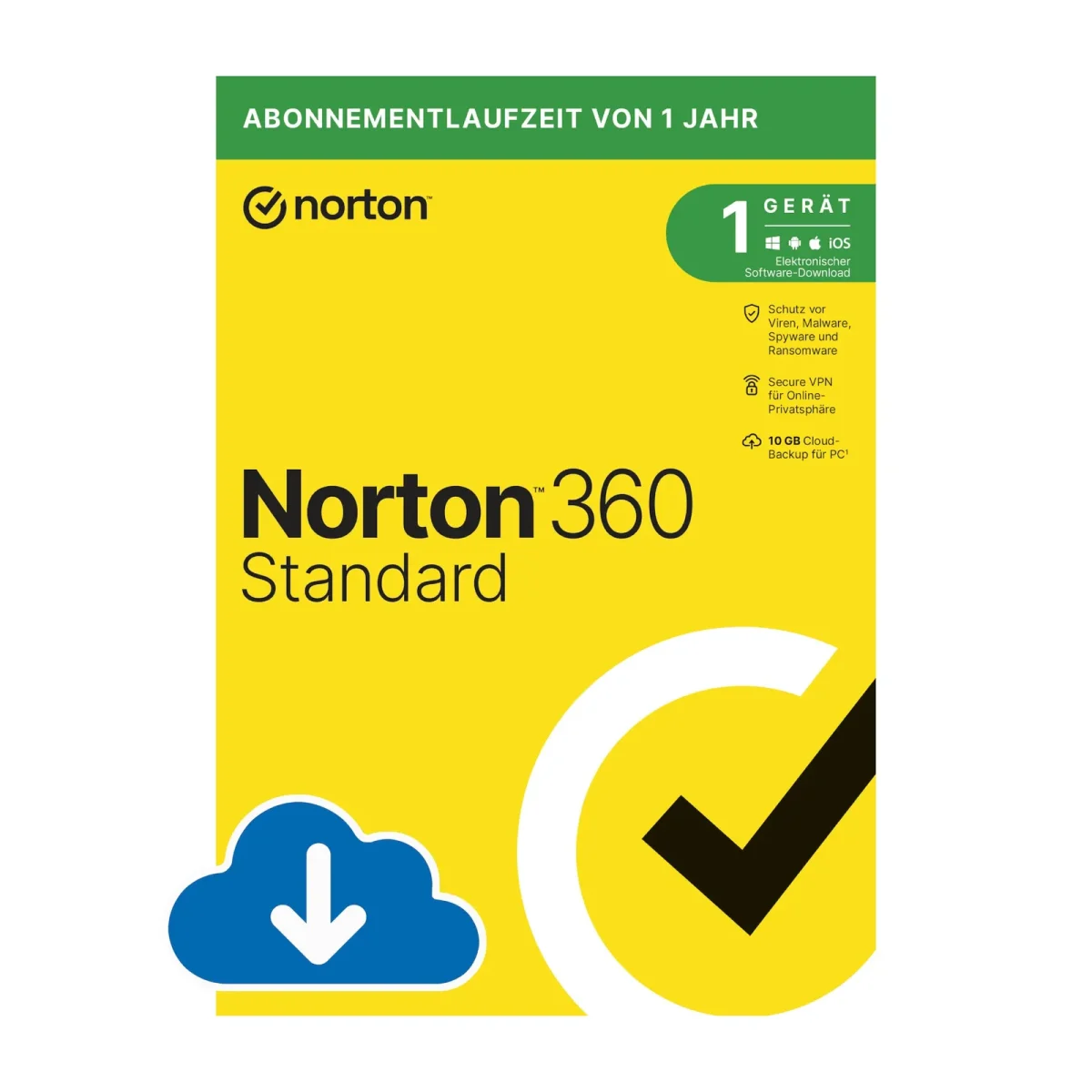Norton 360 Standard | 10GB | 1 Gerät | Download & Produktschlüssel - Slika 1
