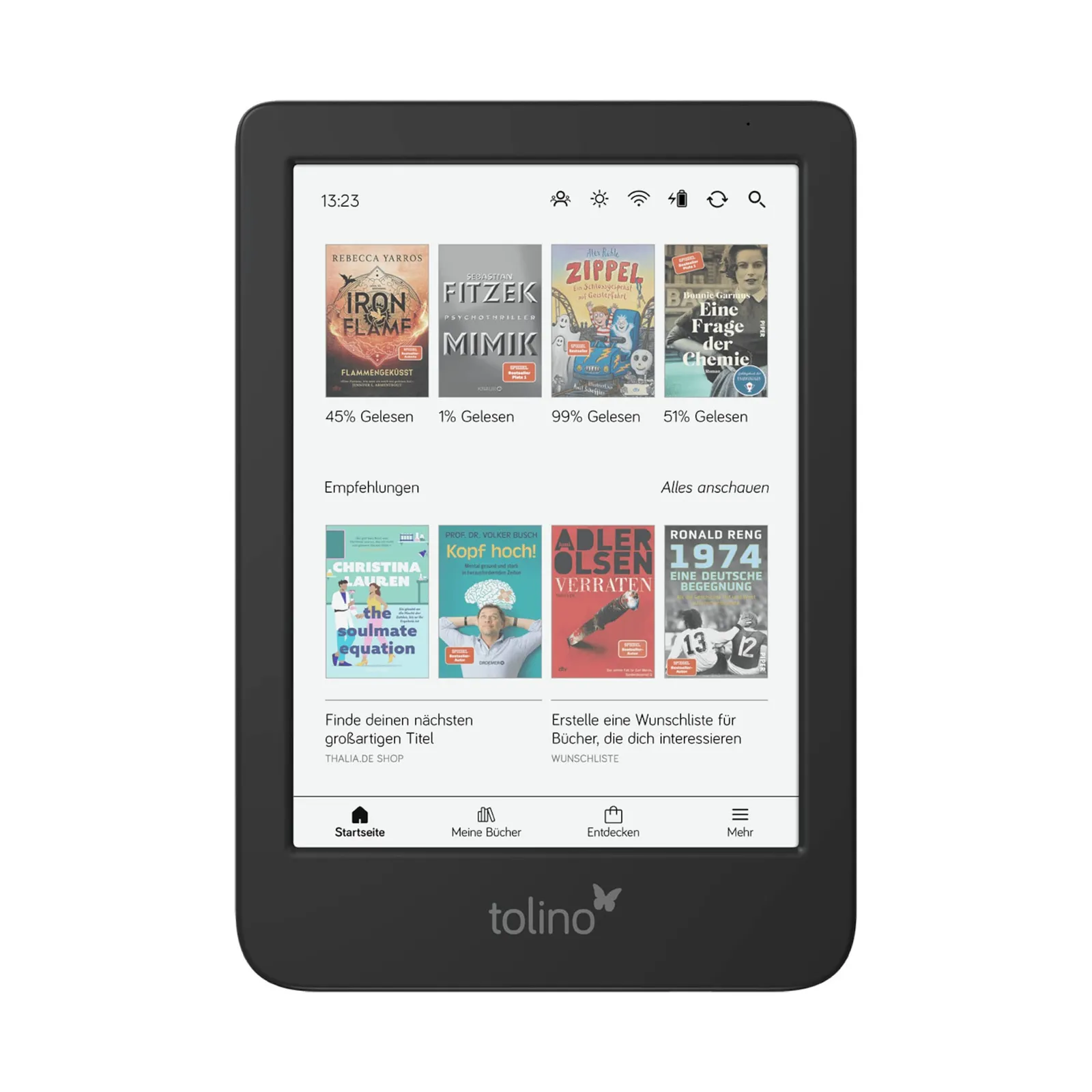 PI_318452931 Thalia tolino shine color eBook-Reader; 6"-E-Ink-Farb-Display - Slika 1