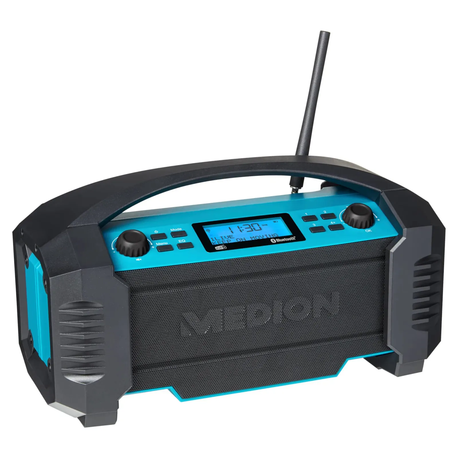 PI_334461585 Medion MD 43320 DAB+ Baustellen-Radio blau / schwarz - Slika 1