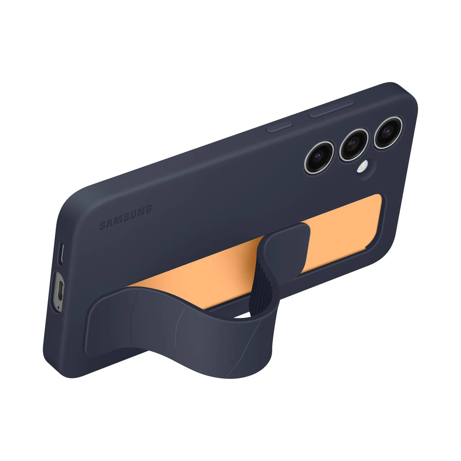 PI_404112952 Samsung Standing Grip Case für Galaxy S24 FE blau schwarz - Slika 1
